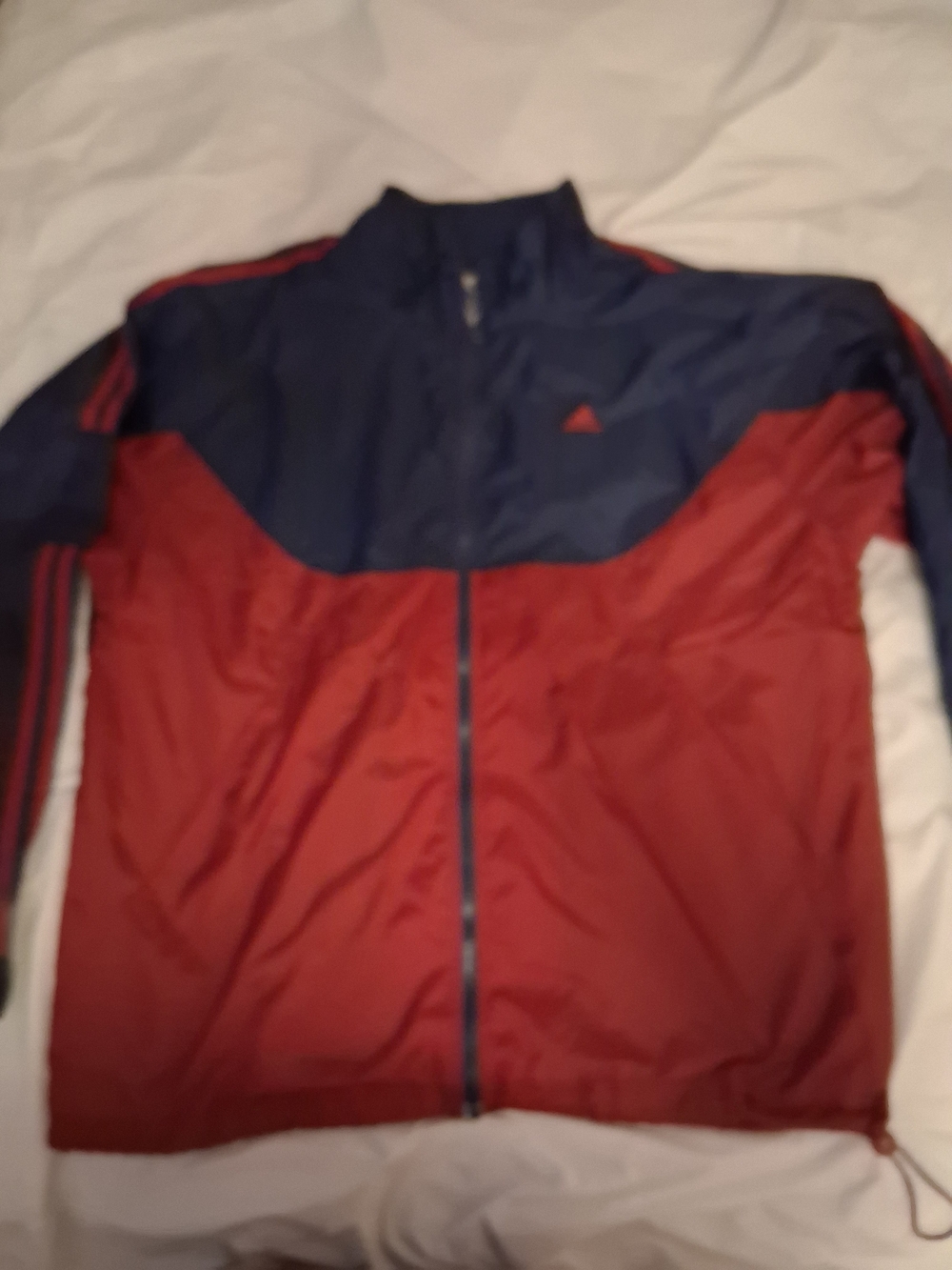 adidas Navy  & Byrgundy Windbreaker Jacket